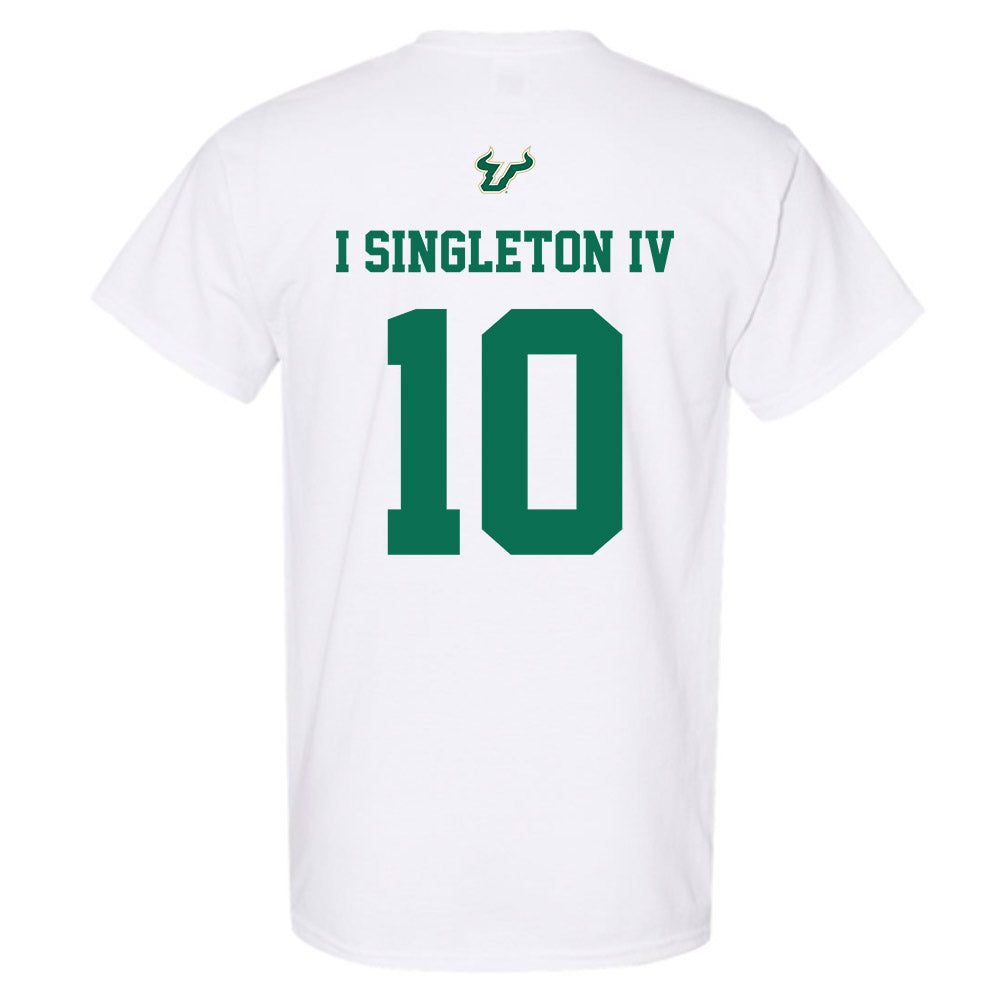 USF - NCAA Football : Ira Singleton IV - Homecoming Shersey T-Shirt-1