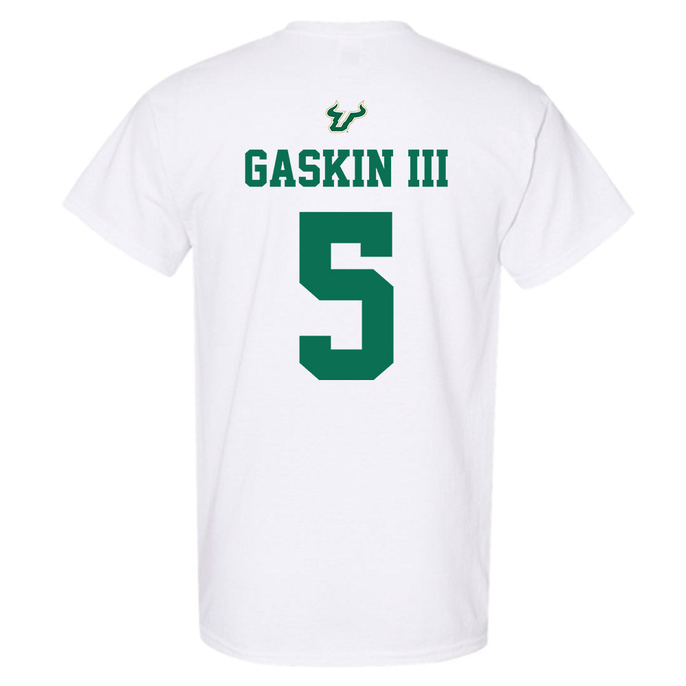 USF - NCAA Football : Fred Gaskin III - Homecoming Shersey T-Shirt-1