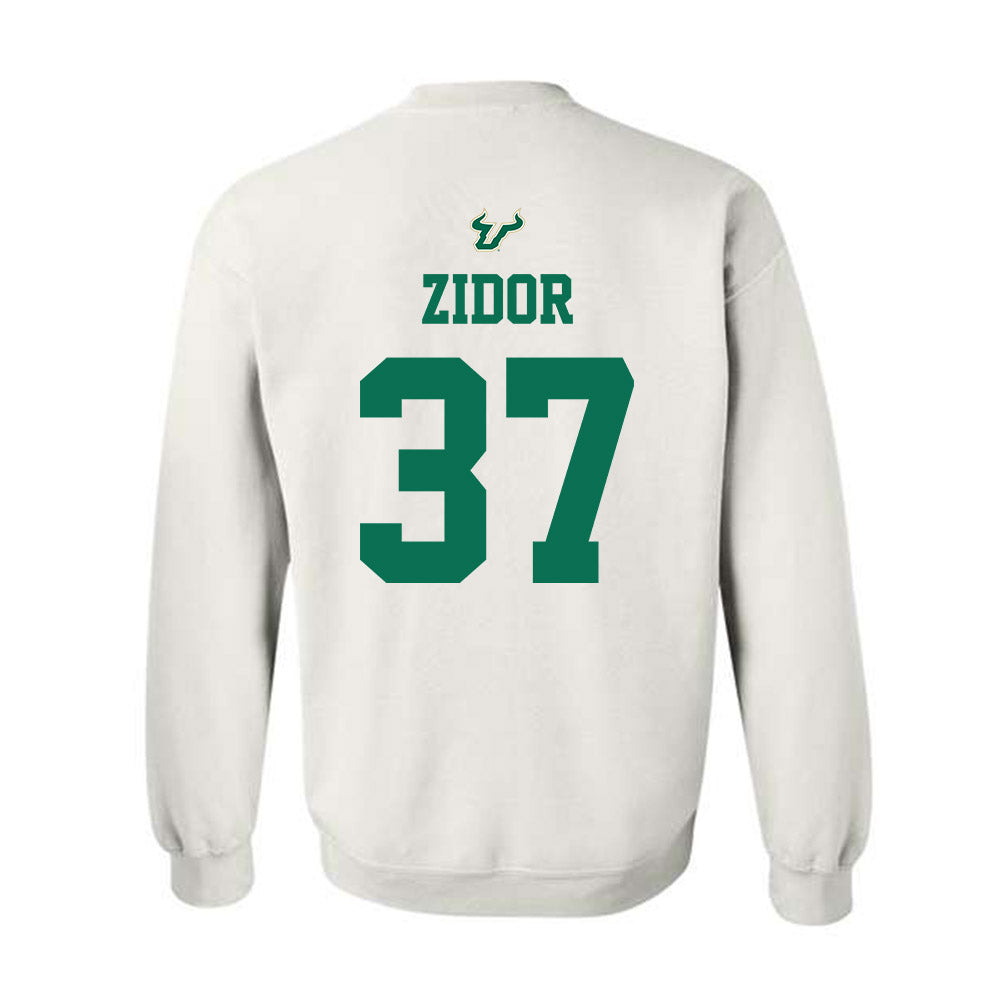 USF - NCAA Football : Victor Zidor - Homecoming Shersey Crewneck Sweatshirt-1