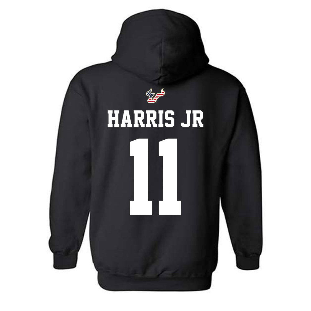 USF - NCAA Football : Derrick Harris Jr - Salute to Service Shersey Hooded Sweatshirt-1