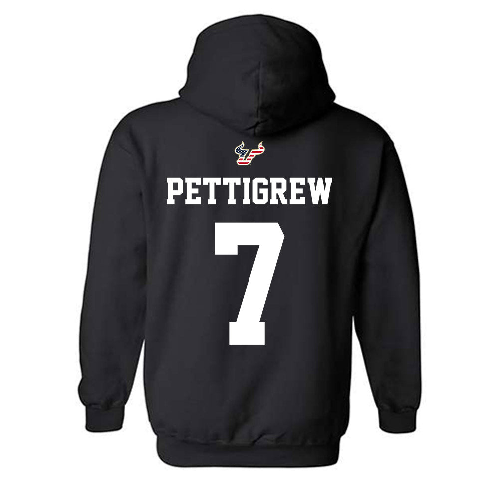 USF - NCAA Football : Kory Pettigrew - Salute to Service Shersey Hooded Sweatshirt-1