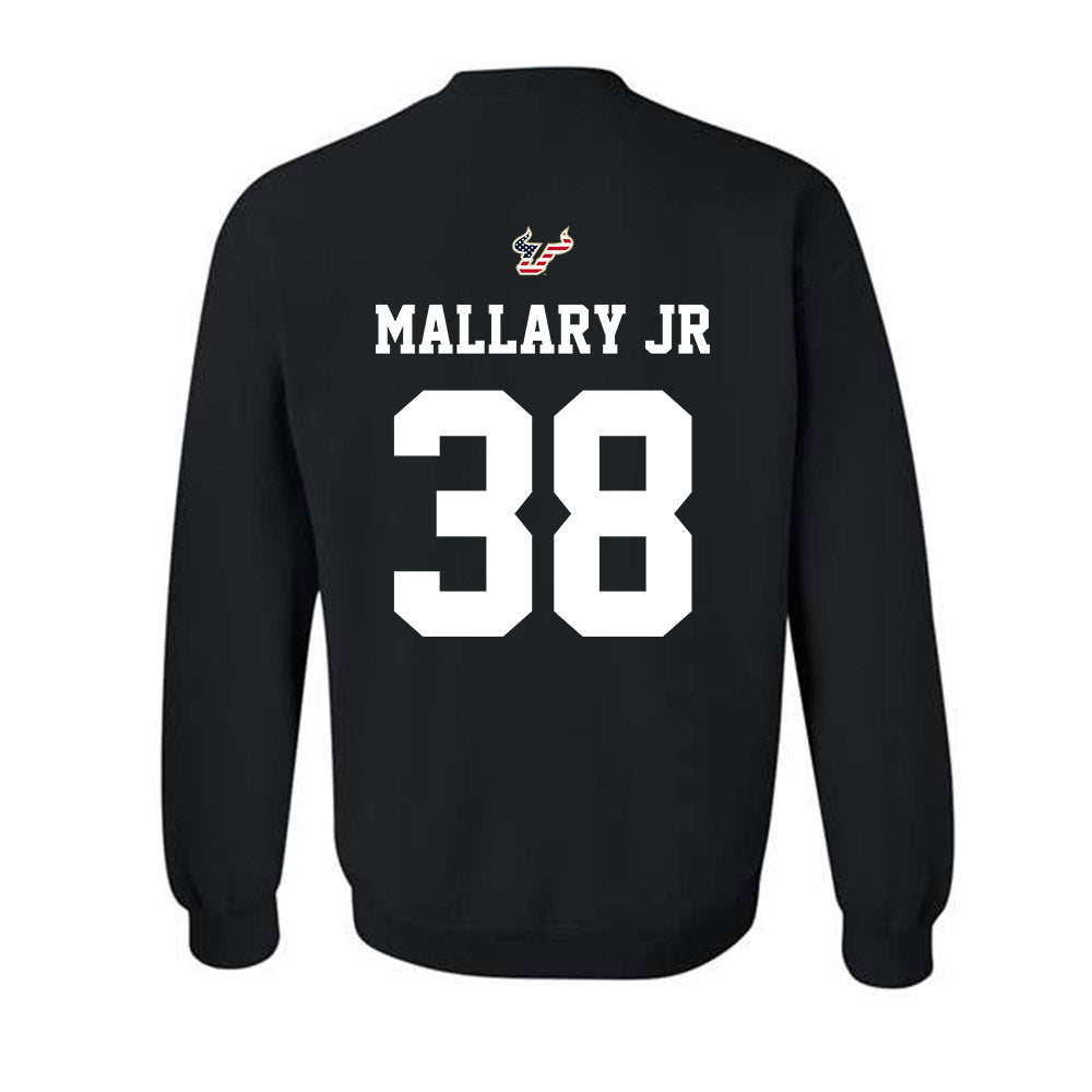 USF - NCAA Football : DJ Mallary Jr - Salute to Service Shersey Crewneck Sweatshirt-1