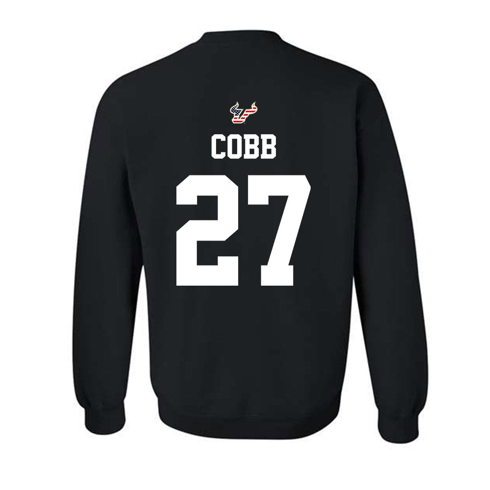USF - NCAA Football : Cameron Cobb - Salute to Service Shersey Crewneck Sweatshirt-1