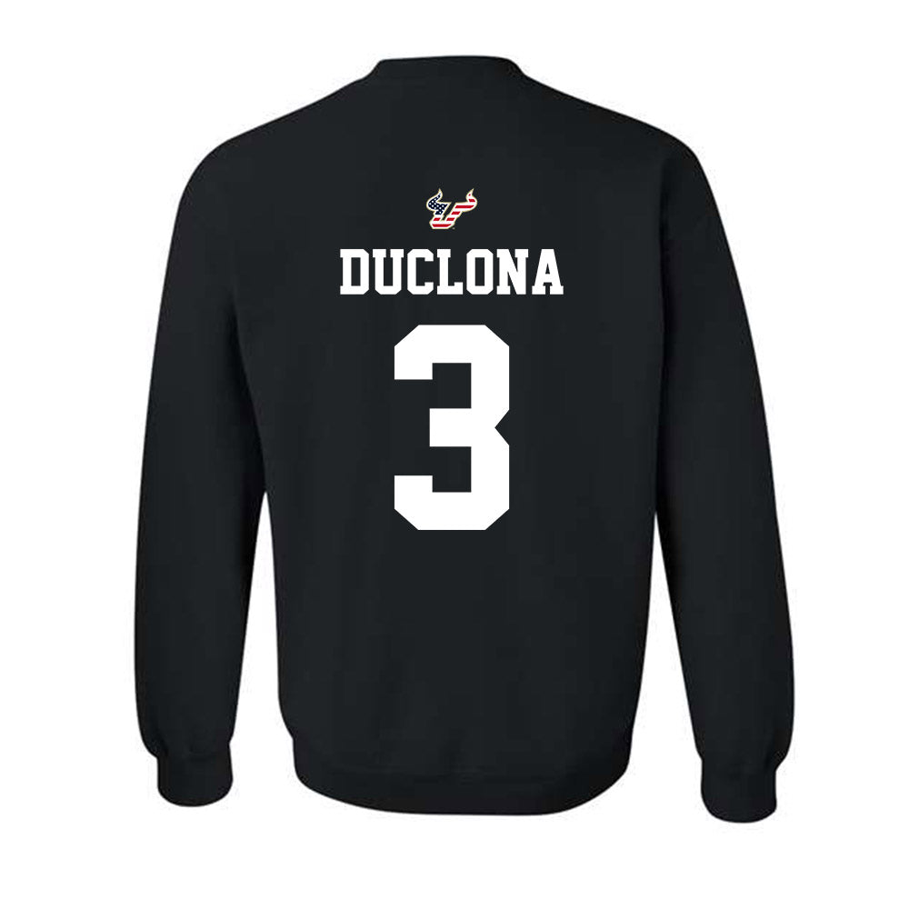 USF - NCAA Football : jonas duclona - Salute to Service Shersey Crewneck Sweatshirt-1