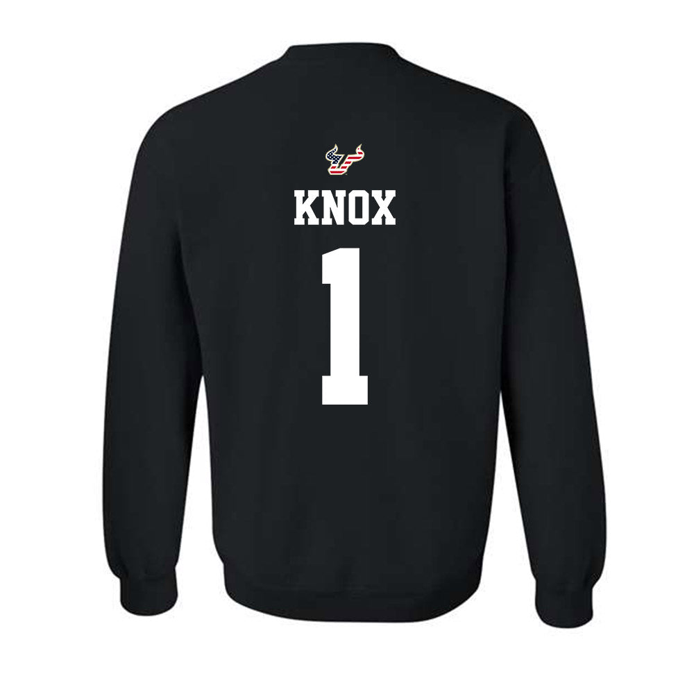 USF - NCAA Football : Ben Knox - Salute to Service Shersey Crewneck Sweatshirt-1