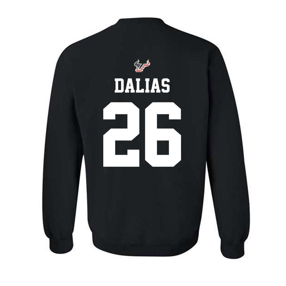 USF - NCAA Football : Jermaine Dalias - Salute to Service Shersey Crewneck Sweatshirt-1