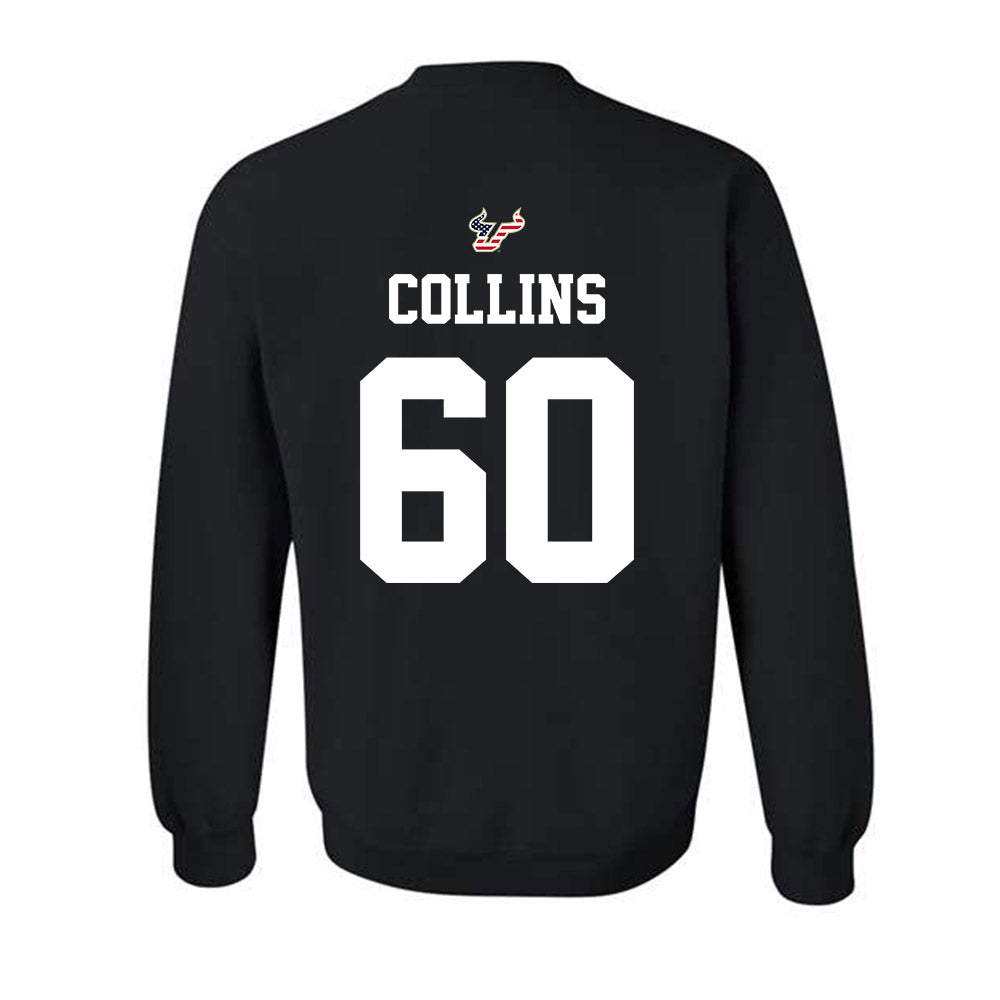 USF - NCAA Football : Khalil Collins - Salute to Service Shersey Crewneck Sweatshirt-1