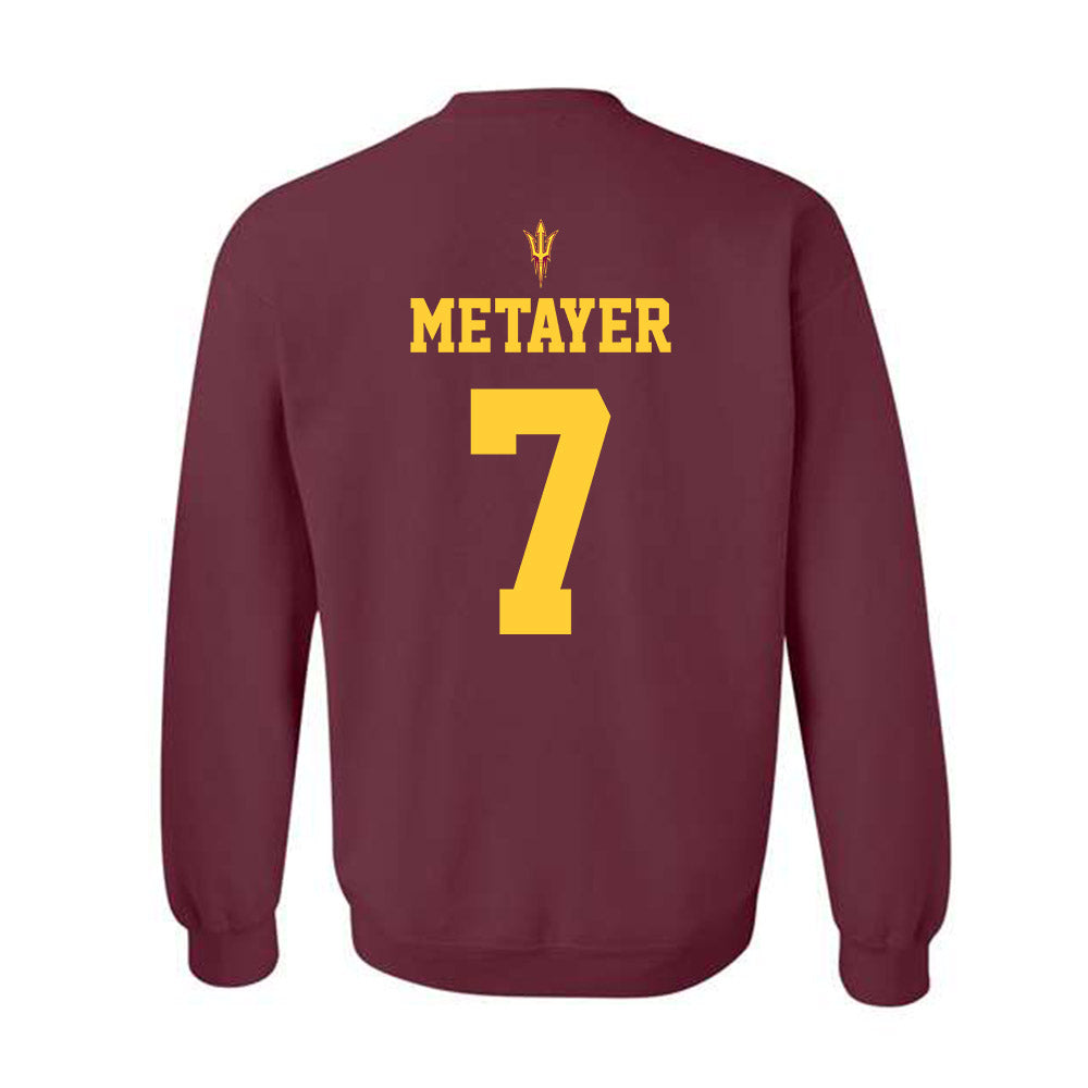Arizona State - NCAA Football : Chamon Metayer - Generic Shersey Crewneck Sweatshirt-1