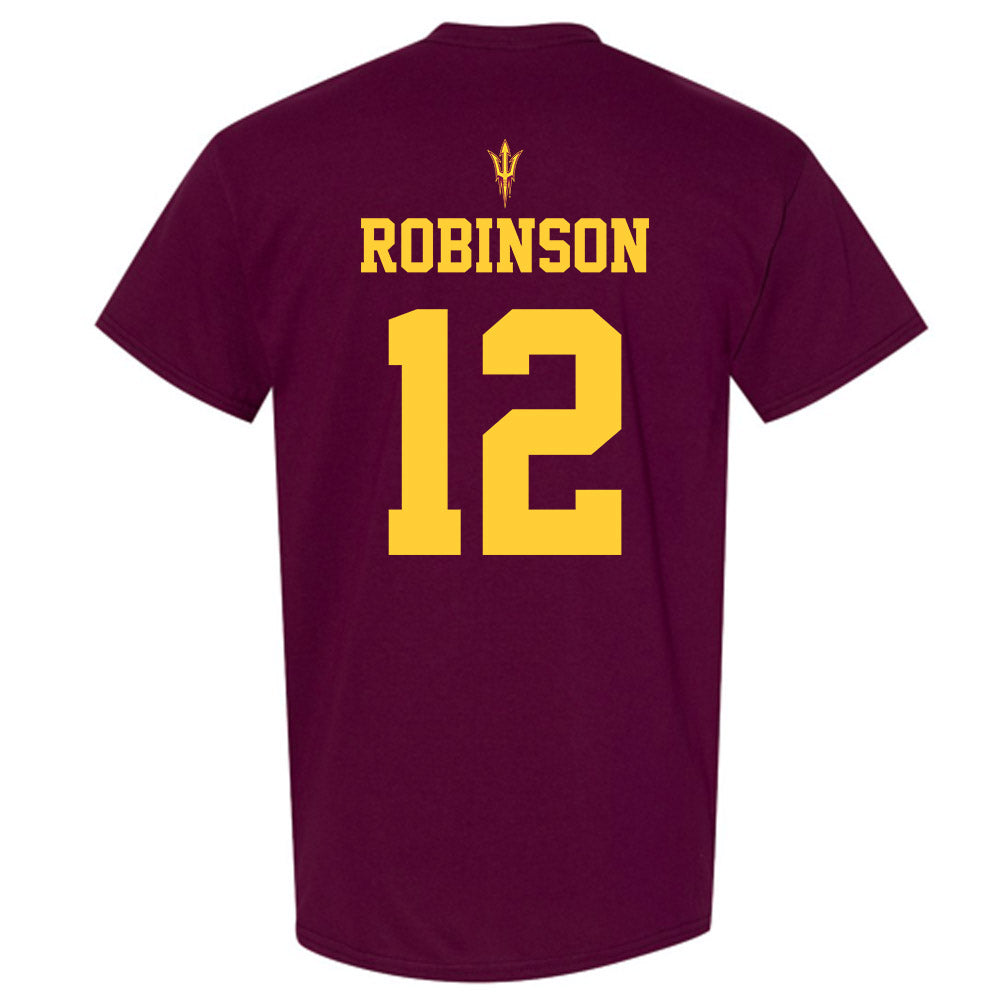Arizona State - NCAA Football : Javan Robinson - Generic Shersey T-Shirt-1