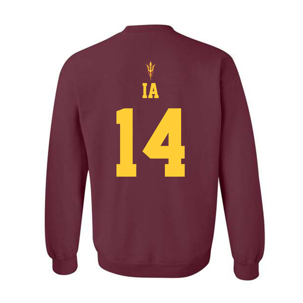 Arizona State - NCAA Football : Aaron Ia - Generic Shersey Crewneck Sweatshirt-1