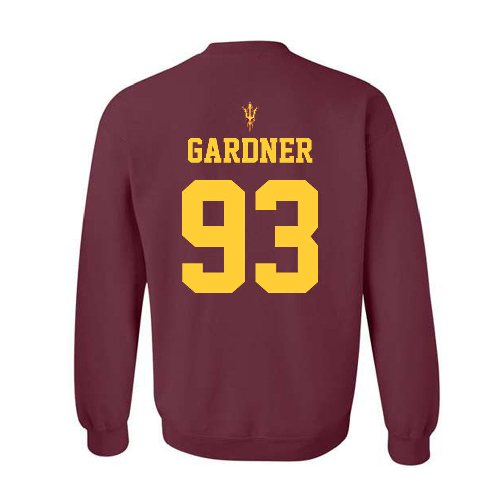 Arizona State - NCAA Football : My'Keil Gardner - Generic Shersey Crewneck Sweatshirt-1