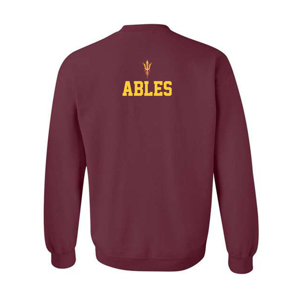 Arizona State - NCAA Football : Chance Ables - Generic Shersey Crewneck Sweatshirt-1
