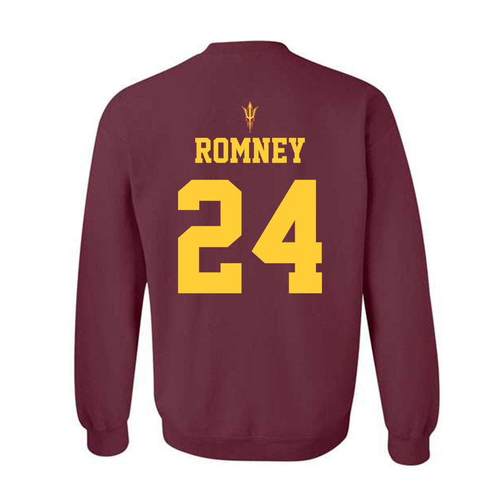 Arizona State - NCAA Football : Tate Romney - Generic Shersey Crewneck Sweatshirt-1