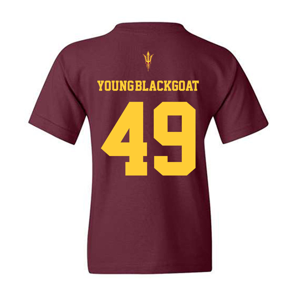 Arizona State - NCAA Football : Prayer Young-Blackgoat - Generic Shersey Youth T-Shirt-1