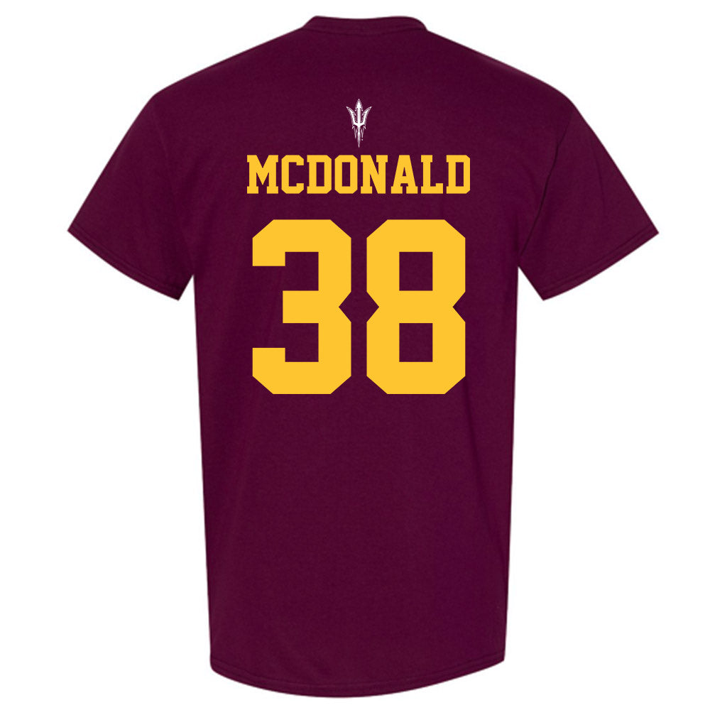 Arizona State - NCAA Football : Kyan McDonald - Generic Shersey T-Shirt-1