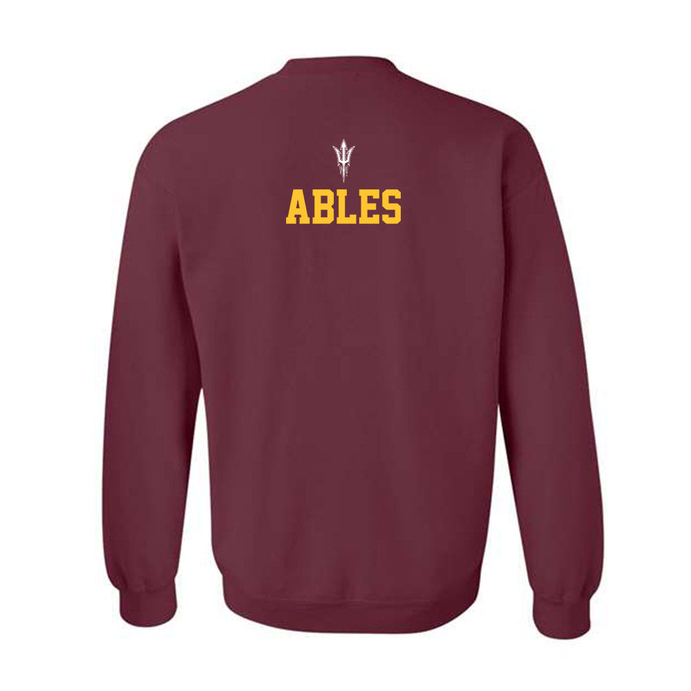 Arizona State - NCAA Football : Chance Ables - Generic Shersey Crewneck Sweatshirt-1