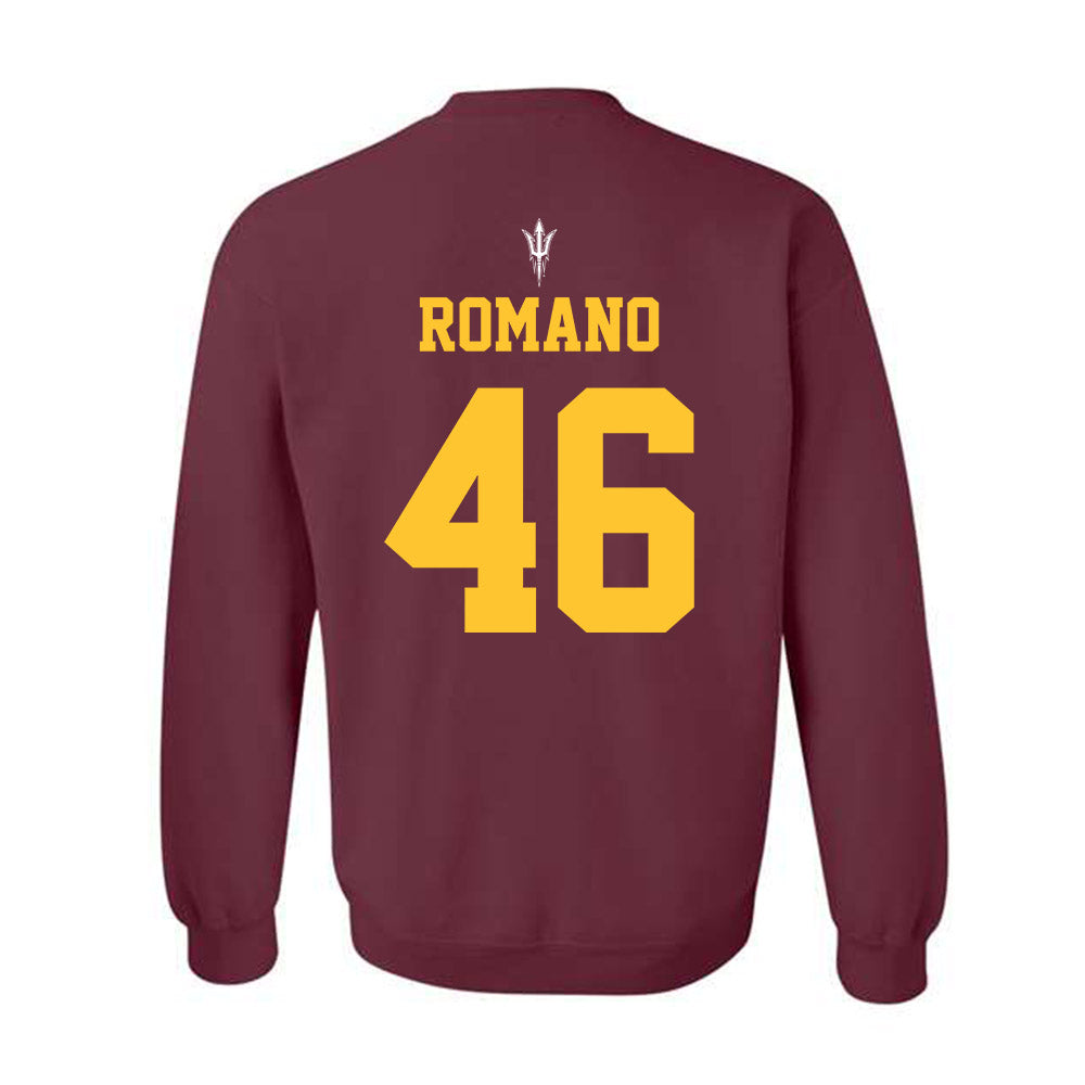 Arizona State - NCAA Football : Tommy Romano - Generic Shersey Crewneck Sweatshirt-1