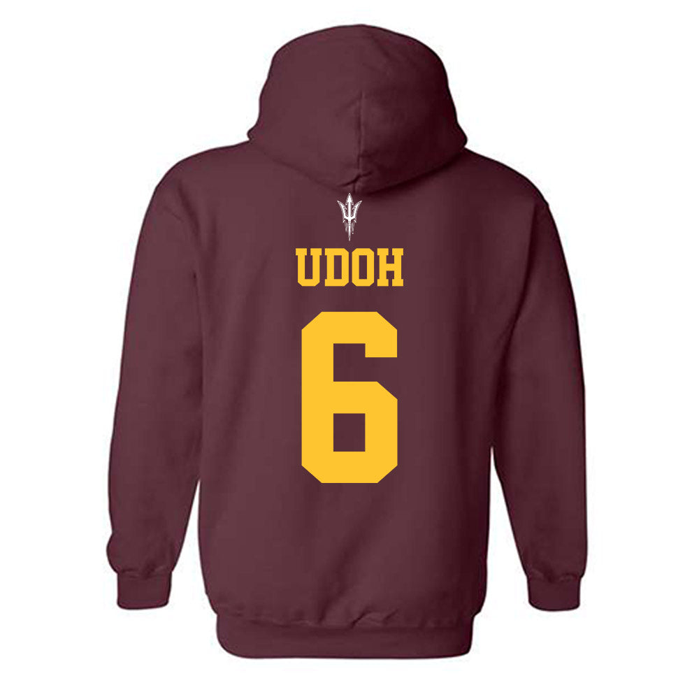 Arizona State - NCAA Football : Kanye Udoh - Generic Shersey Hooded Sweatshirt-1