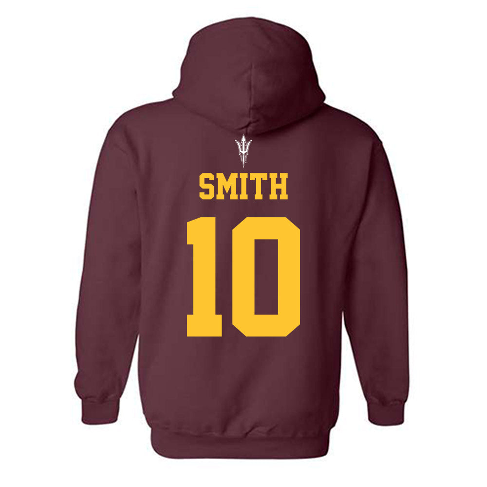 Arizona State - NCAA Football : Clayton Smith - Generic Shersey Hooded Sweatshirt-1