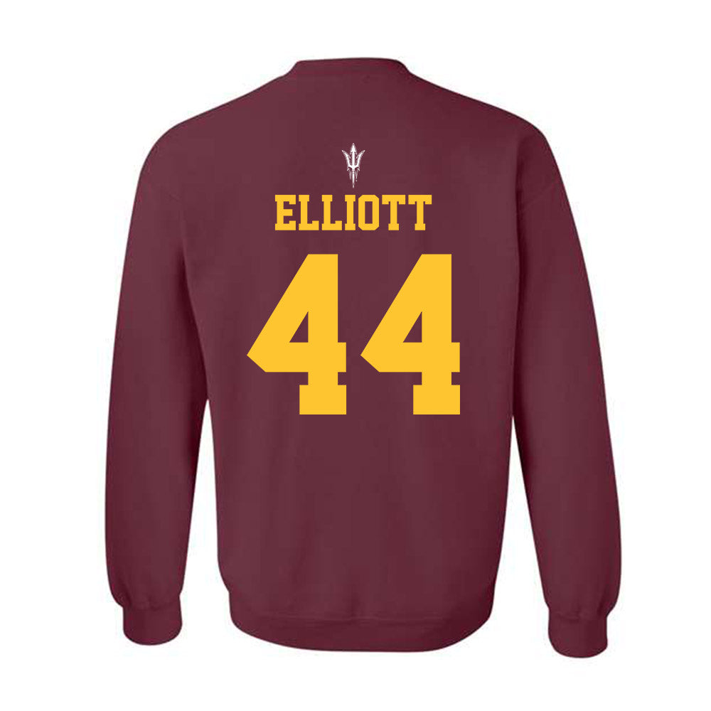 Arizona State - NCAA Football : Keyshaun Elliott - Generic Shersey Crewneck Sweatshirt-1