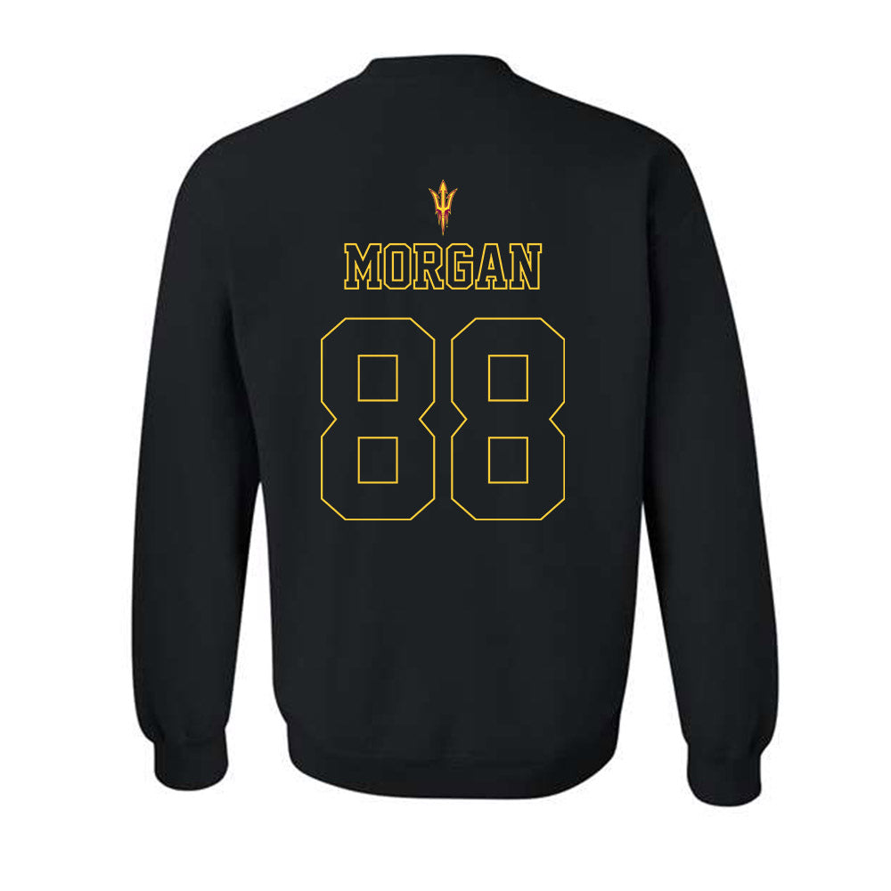 Arizona State - NCAA Football : Daeshon morgan - Blackout Classic Shersey Crewneck Sweatshirt-1