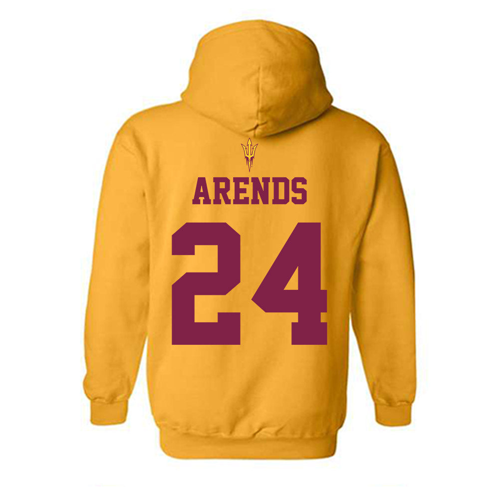 Arizona State - NCAA Football : Coleson Arends - Homecoming and Salute to Service Hooded Sweatshirt-1
