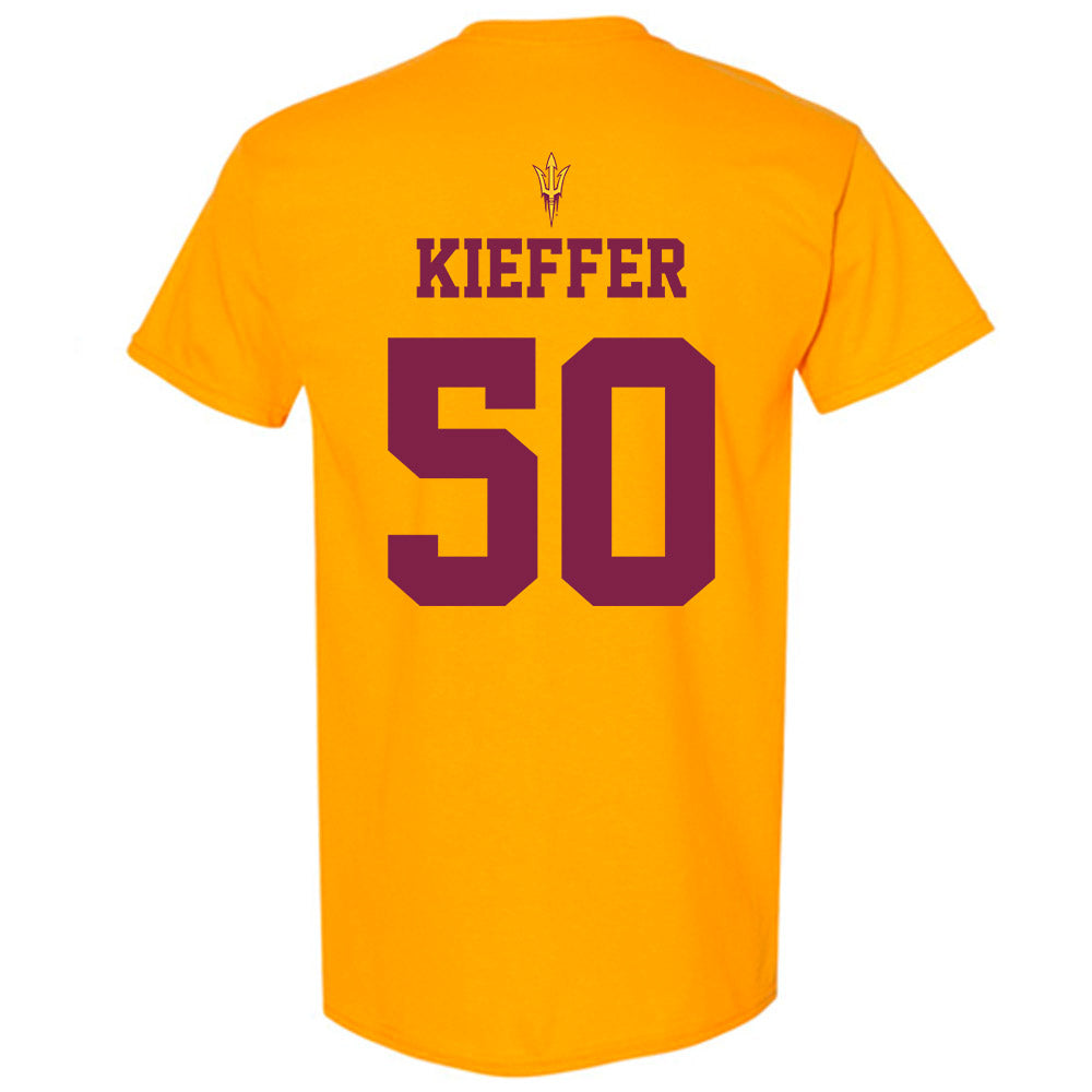 Arizona State - NCAA Football : Carston Kieffer - Homecoming and Salute to Service T-Shirt-1