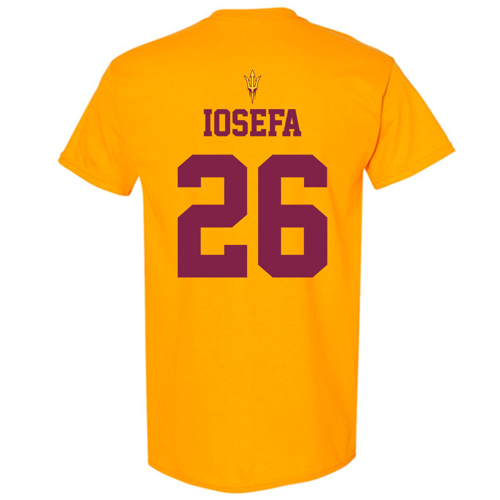 Arizona State - NCAA Football : Isaiah Iosefa - Homecoming and Salute to Service T-Shirt-1
