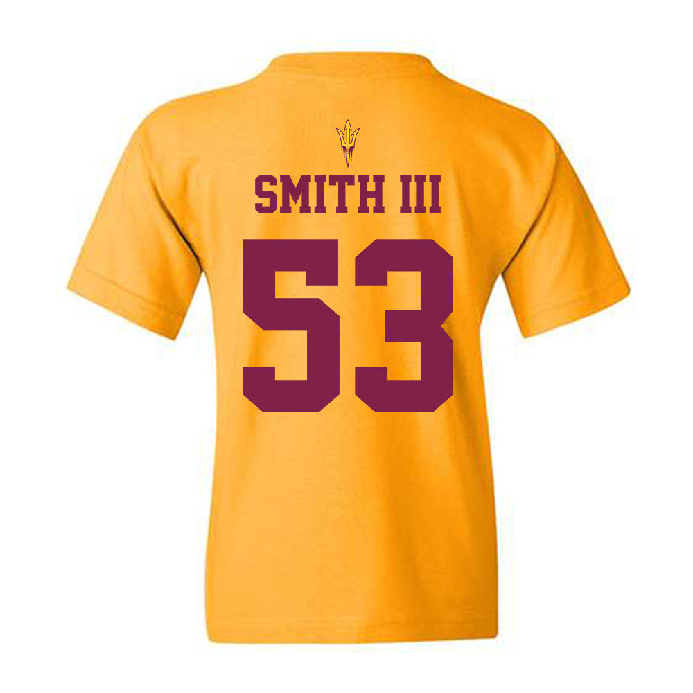 Arizona State - NCAA Football : Albert Smith III - Homecoming and Salute to Service Youth T-Shirt-1