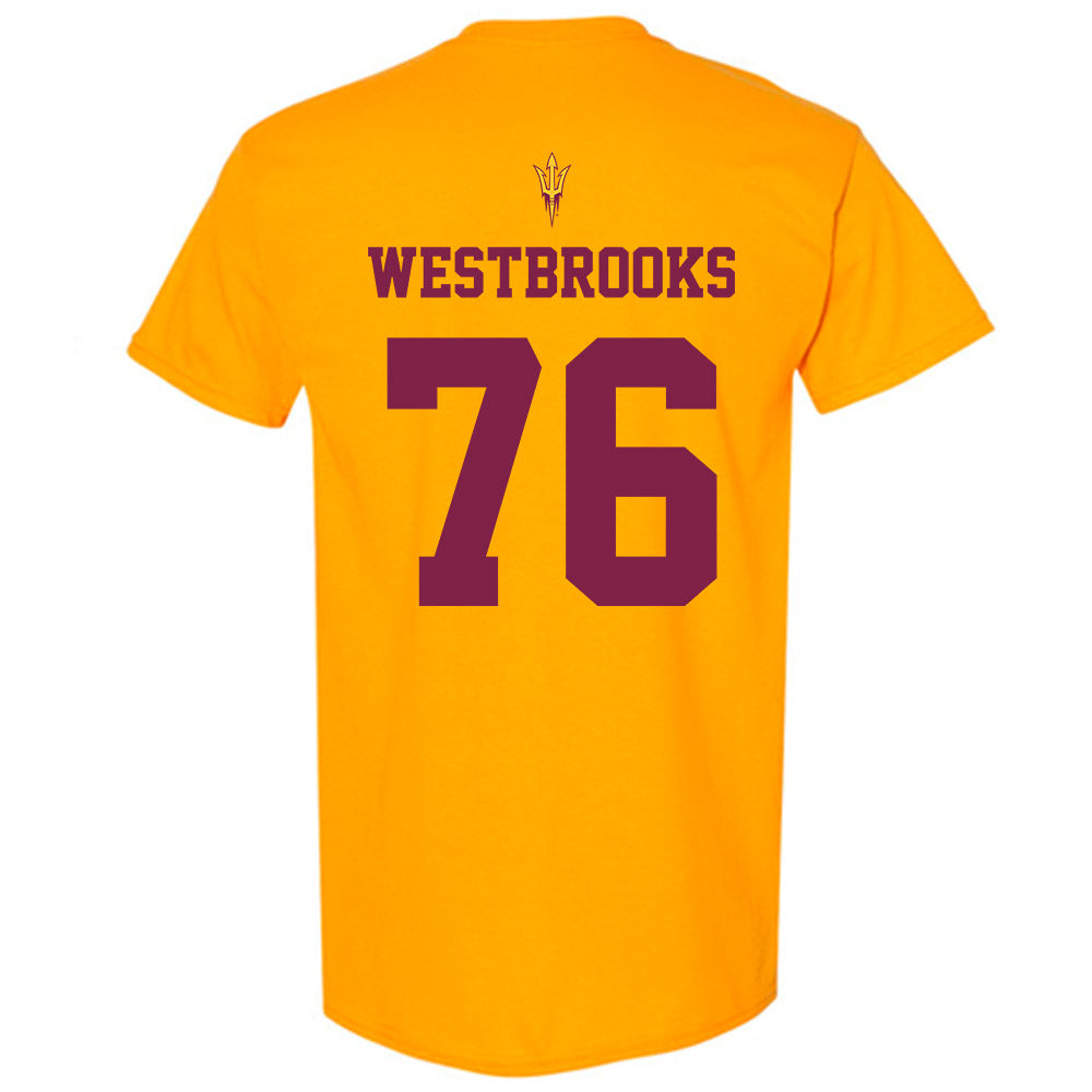 Arizona State - NCAA Football : Rashad Westbrooks - Homecoming and Salute to Service T-Shirt-1