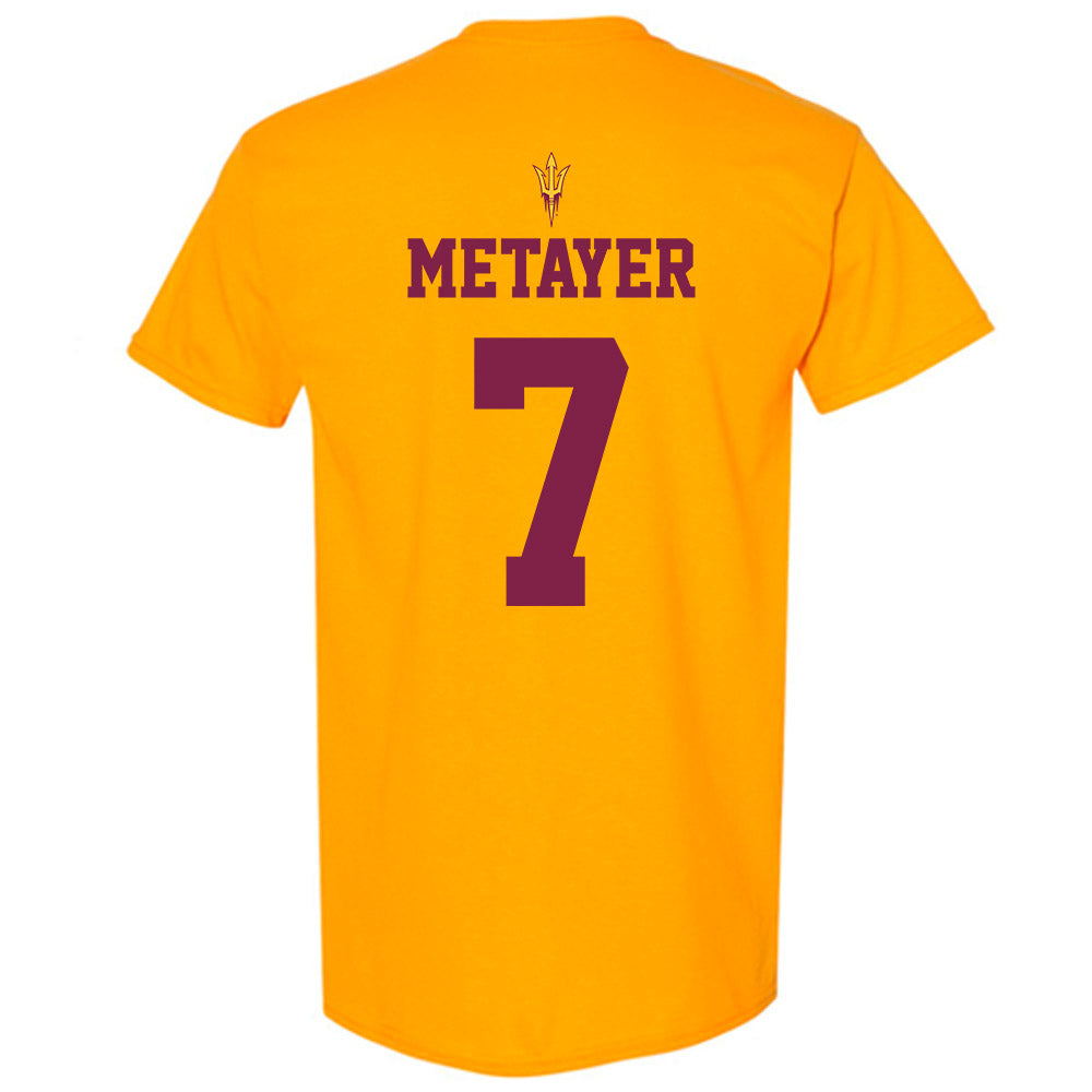Arizona State - NCAA Football : Chamon Metayer - Senior Day T-Shirt-1