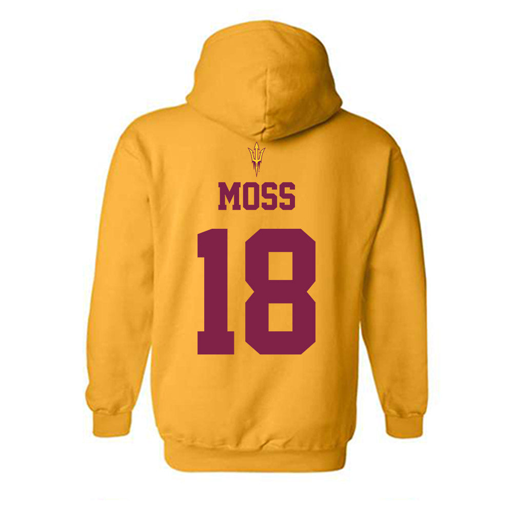 Arizona State - NCAA Football : Jalen Moss - Senior Day Hooded Sweatshirt-1