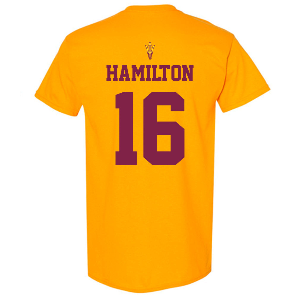 Arizona State - NCAA Football : Jaren Hamilton - Senior Day T-Shirt-1