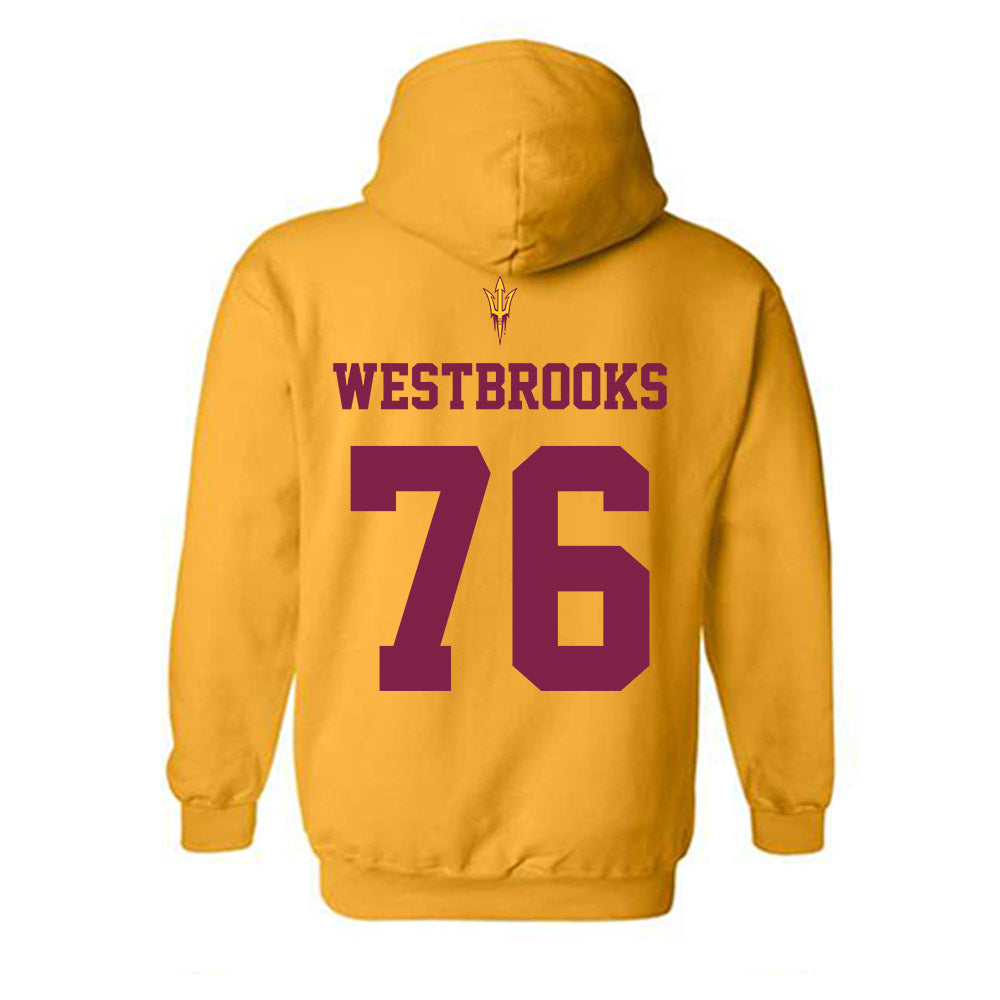 Arizona State - NCAA Football : Rashad Westbrooks - Senior Day Hooded Sweatshirt-1