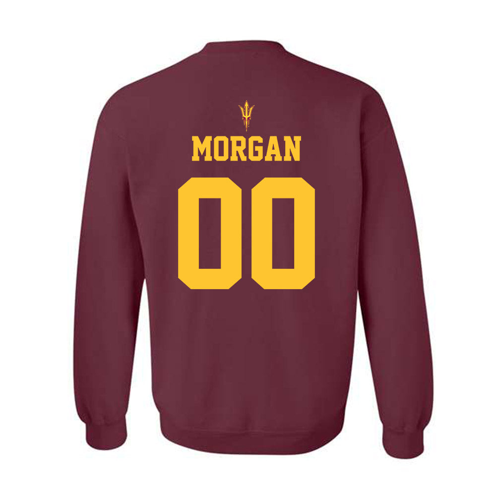 Arizona State - NCAA Football : Daeshon morgan - Fashion Shersey Crewneck Sweatshirt-1