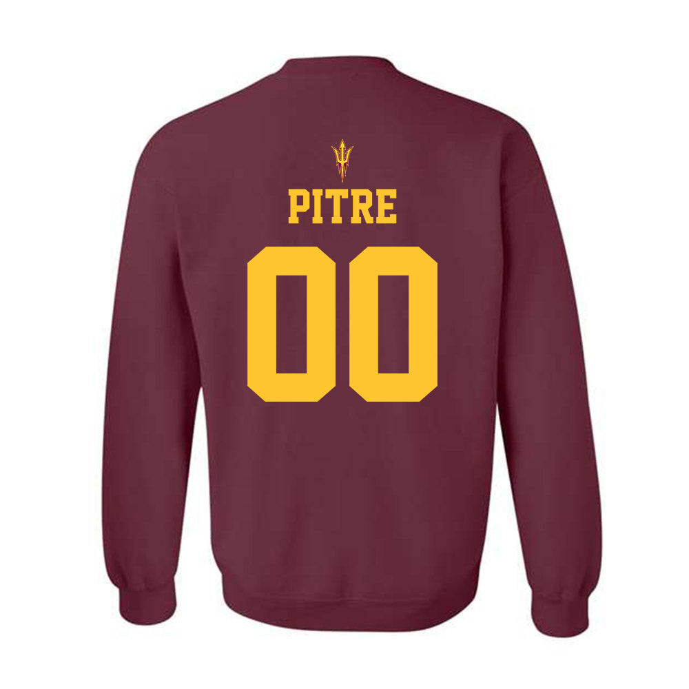 Arizona State - NCAA Football : Roman Pitre - Fashion Shersey Crewneck Sweatshirt-1