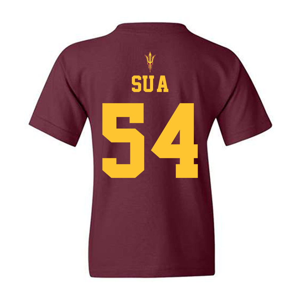 Arizona State - NCAA Football : Joey Su'a - Fashion Shersey Youth T-Shirt-1