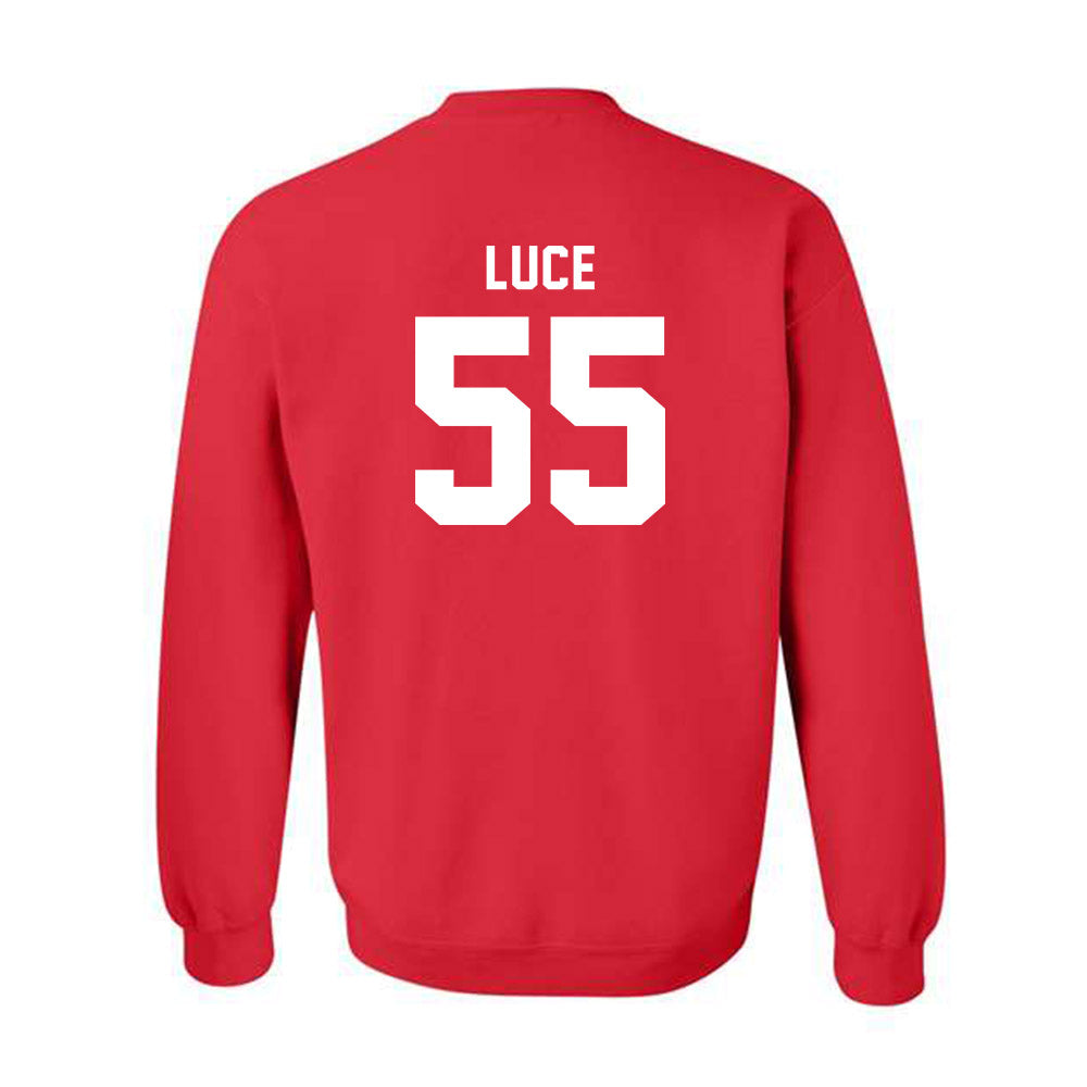 BU - NCAA Men's Lacrosse : Mike Luce - Classic Shersey Crewneck Sweatshirt-1