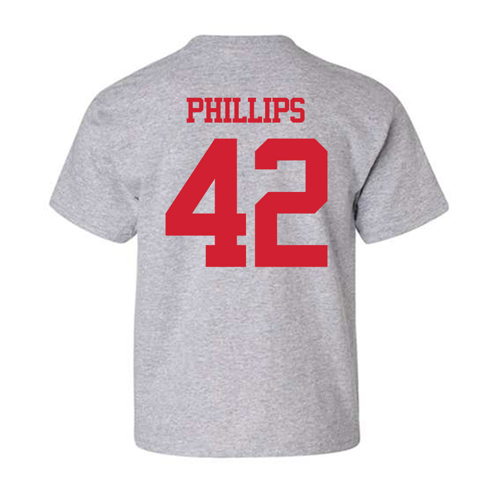 BU - NCAA Men's Lacrosse : Connor Phillips - Classic Shersey Youth T-Shirt-1