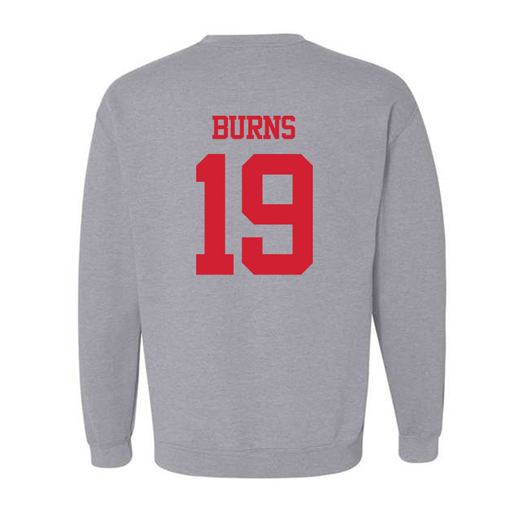 BU - NCAA Men's Lacrosse : Sam Burns - Classic Shersey Crewneck Sweatshirt-1