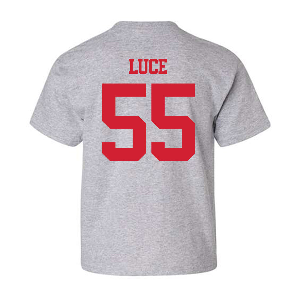 BU - NCAA Men's Lacrosse : Mike Luce - Classic Shersey Youth T-Shirt-1