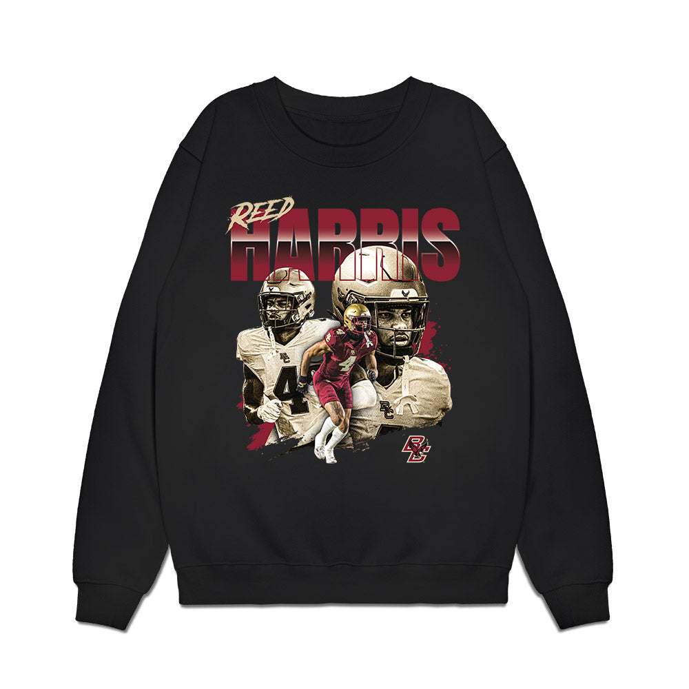 Boston College - NCAA Football : Reed Harris - Collage Premium Crewneck Sweatshirt-0