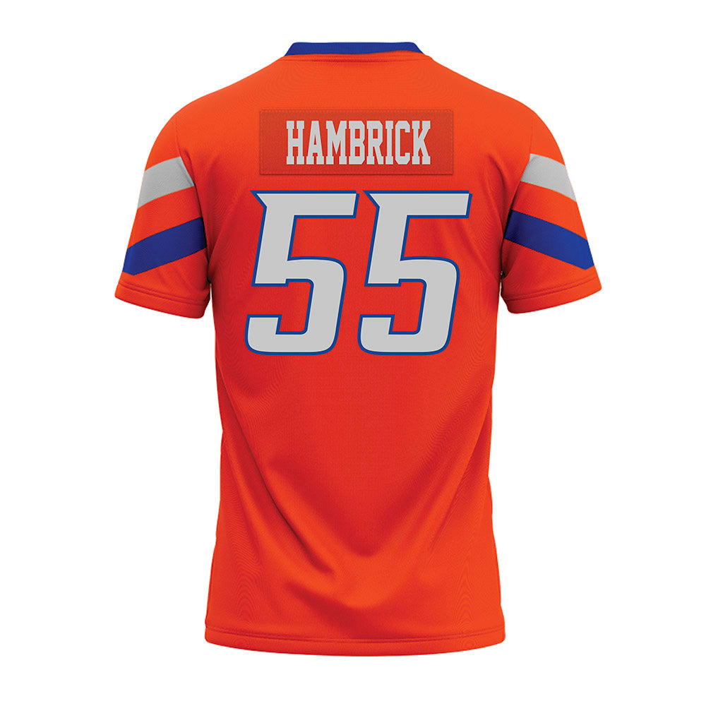 Boise State - NCAA Football : Gavin Hambrick - Orange Premium Football Jersey-1