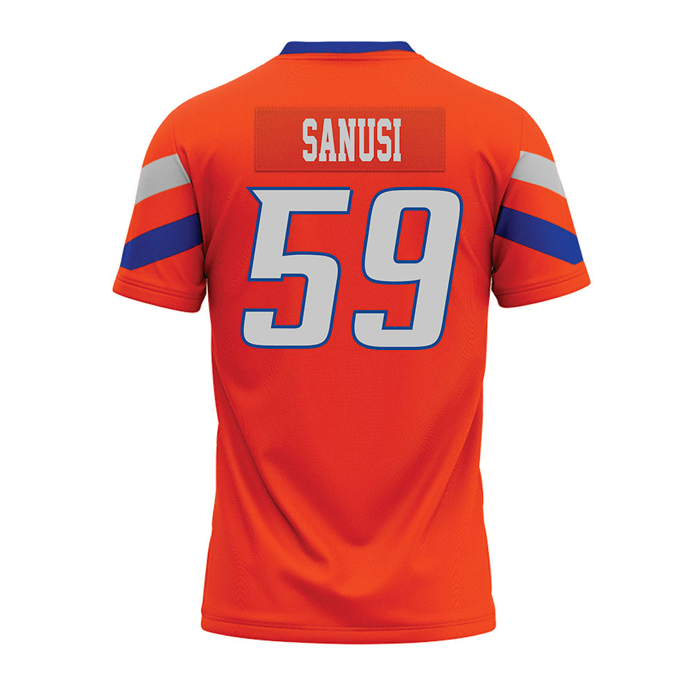 Boise State - NCAA Football : Lopez Sanusi - Orange Premium Football Jersey-1