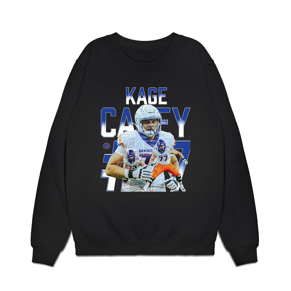 Boise State - NCAA Football : Kage Casey - Collage Premium Crewneck Sweatshirt-0