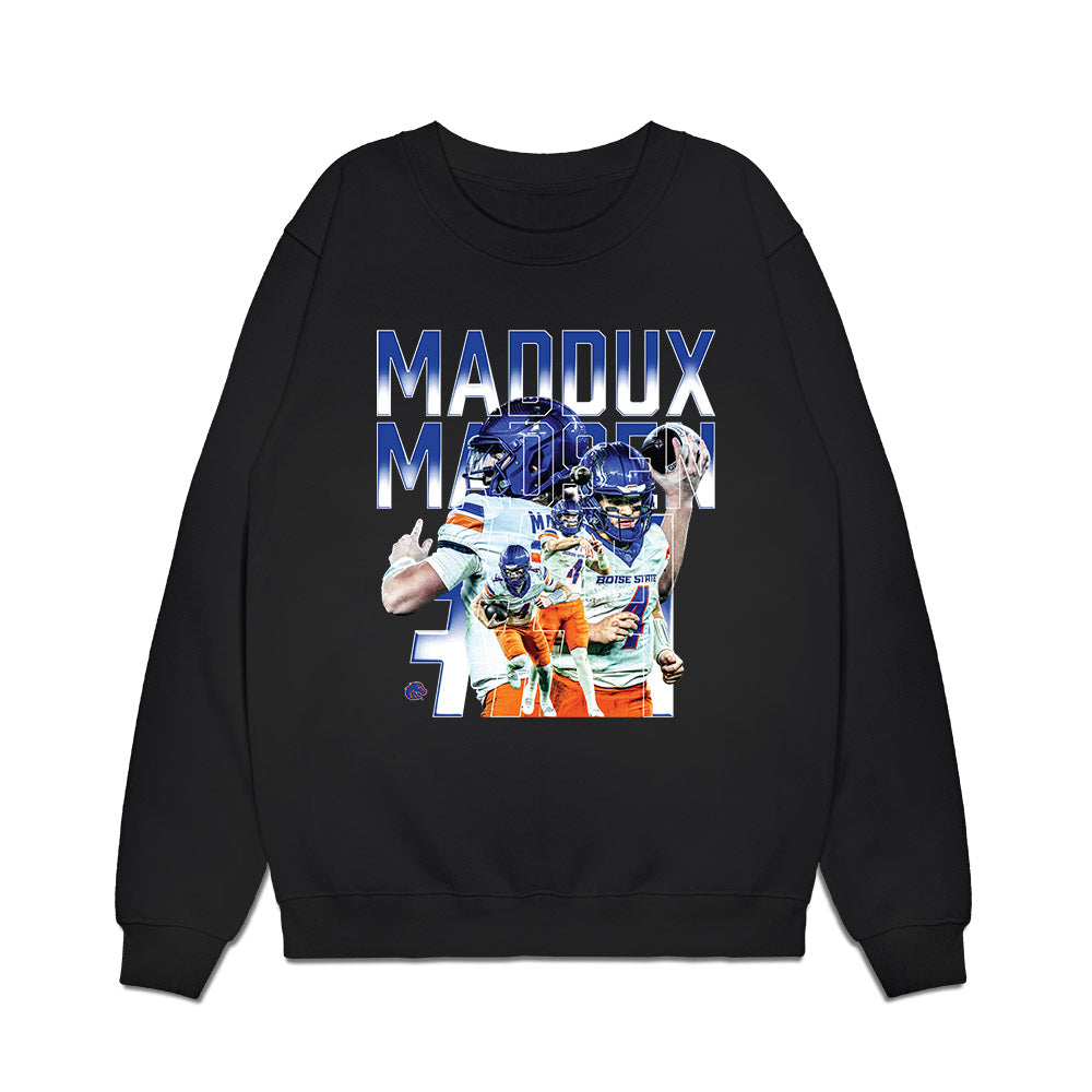 Boise State - NCAA Football : Maddux Madsen - Collage Premium Crewneck Sweatshirt-0
