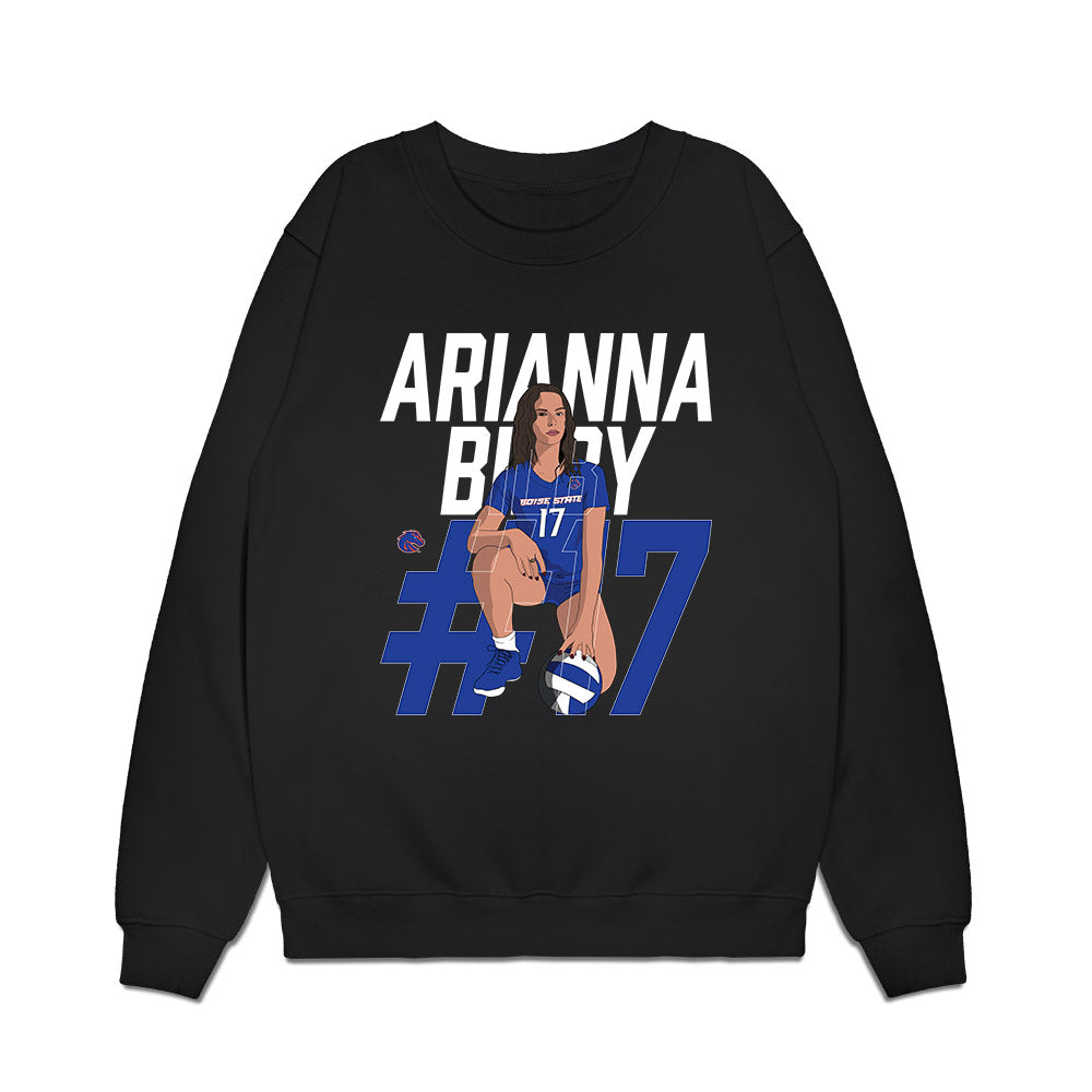 Boise State - NCAA Women's Volleyball : Arianna Bilby - Collage Premium Crewneck Sweatshirt-0