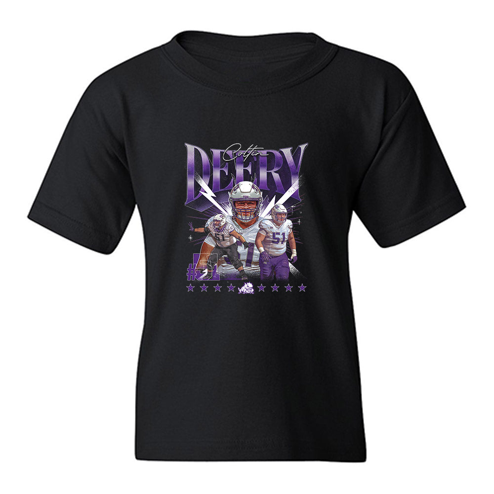 TCU - NCAA Football : Coltin Deery - Collage Youth T-Shirt-0