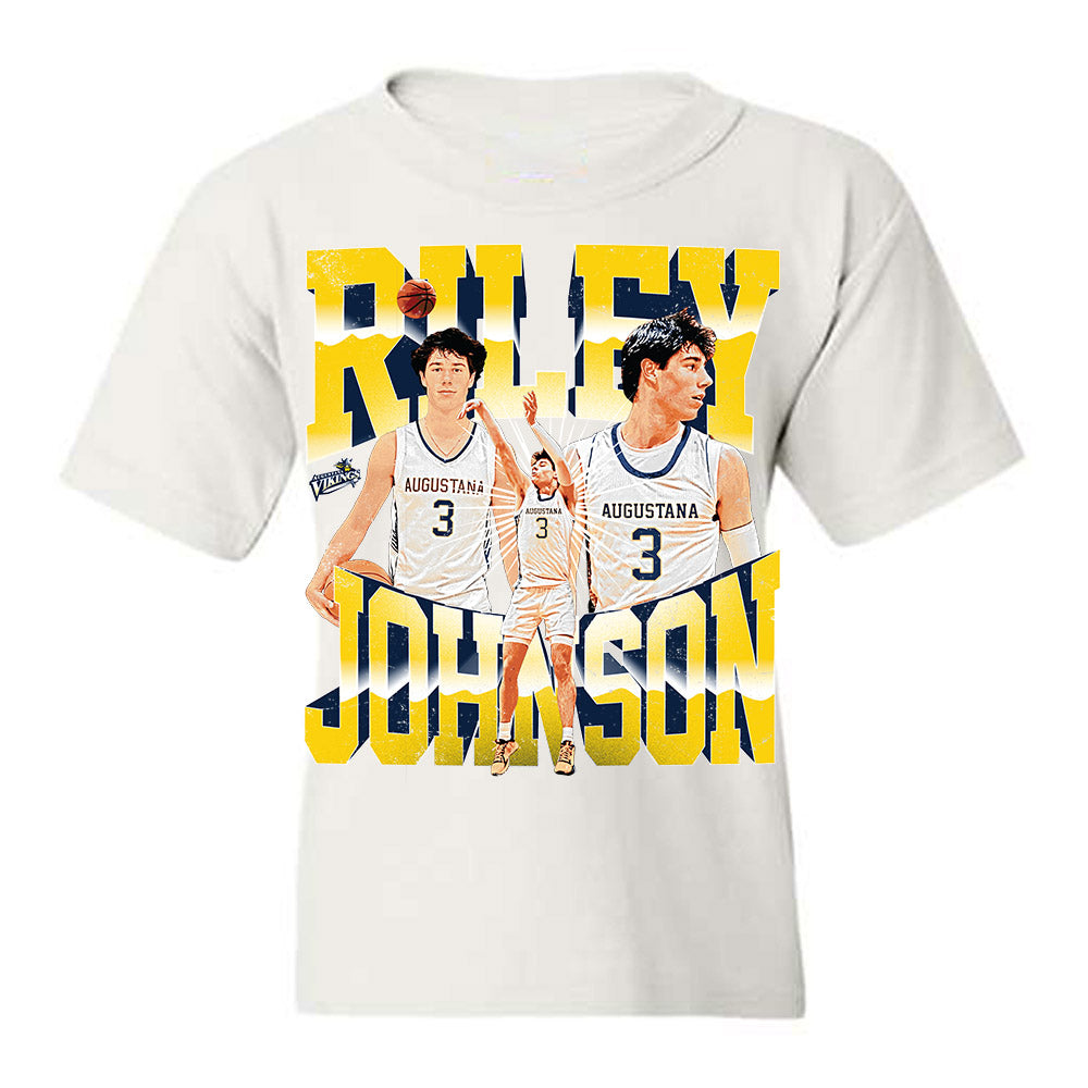 AU - NCAA Men's Basketball : Riley Johnson - Collage Youth T-Shirt-0
