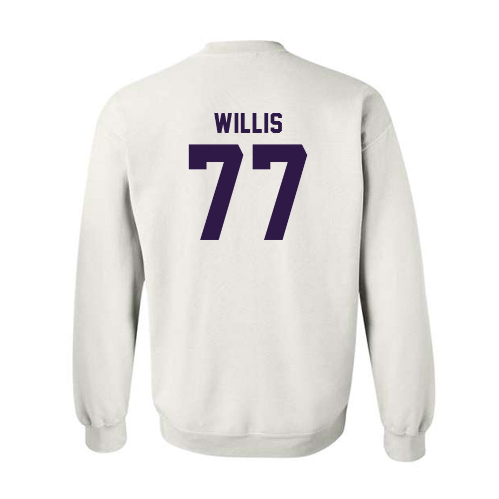 Kansas State - NCAA Baseball : Carver Willis - Classic Shersey Crewneck Sweatshirt-1
